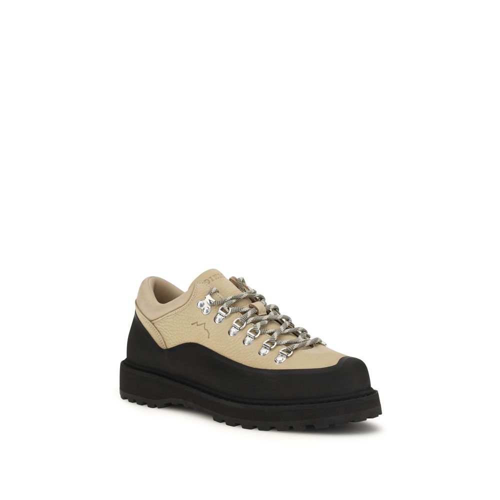 Diemme Beige Calf Leather Bos Taurus Lace-Up Boots - Allority