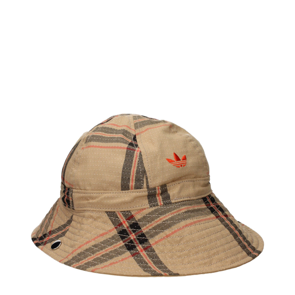 Adidas Beige Fabric Bucket Hat - Allority
