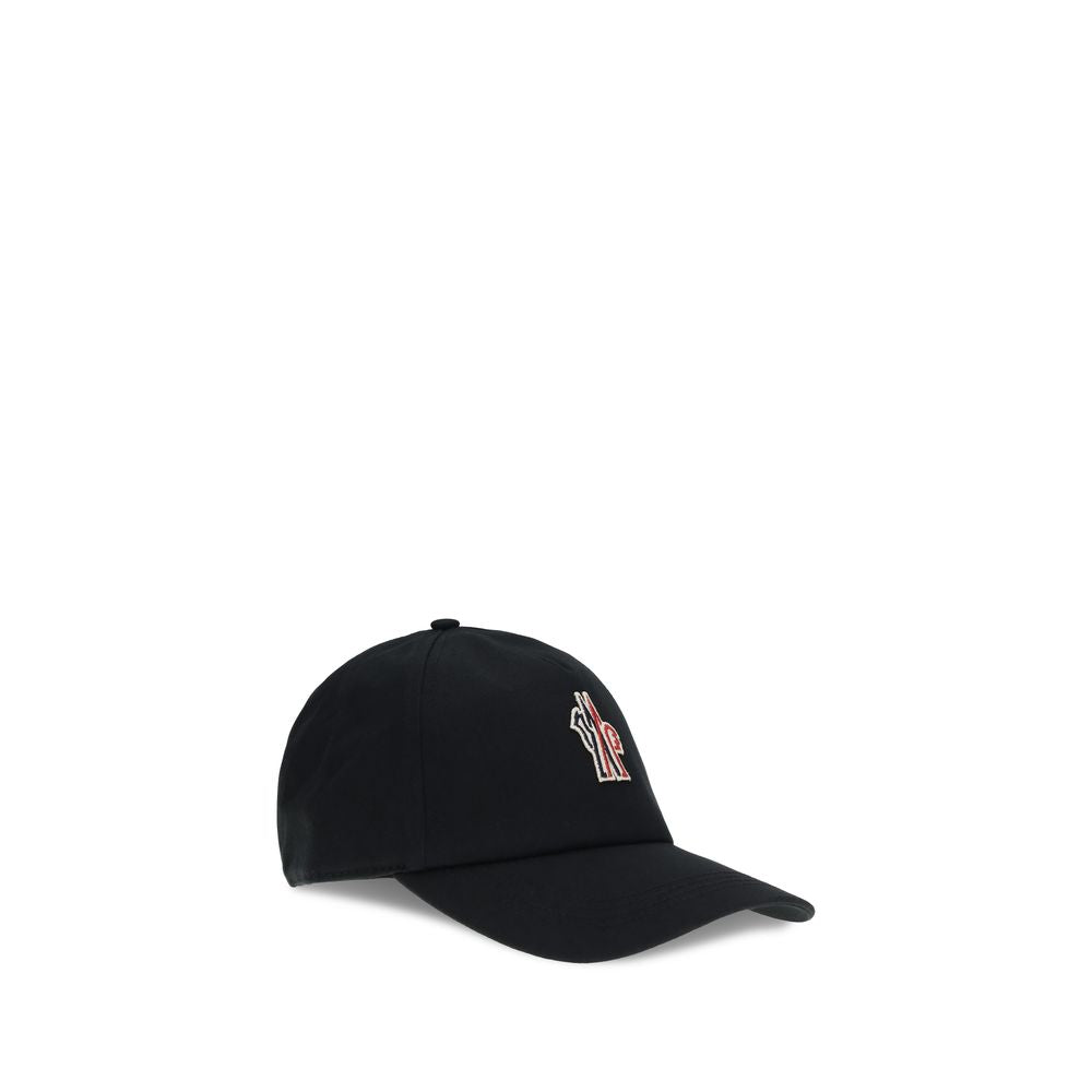 Moncler Grenoble Black Cotton Cap (Baseball Hat) - Allority