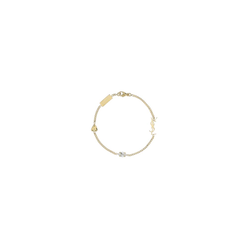 Saint Laurent Bicolor Brass Bracelet - Allority