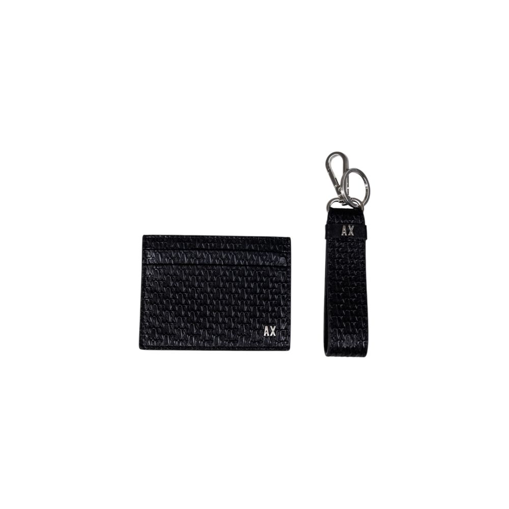 Armani Exchange Black Leather Wallet - Allority