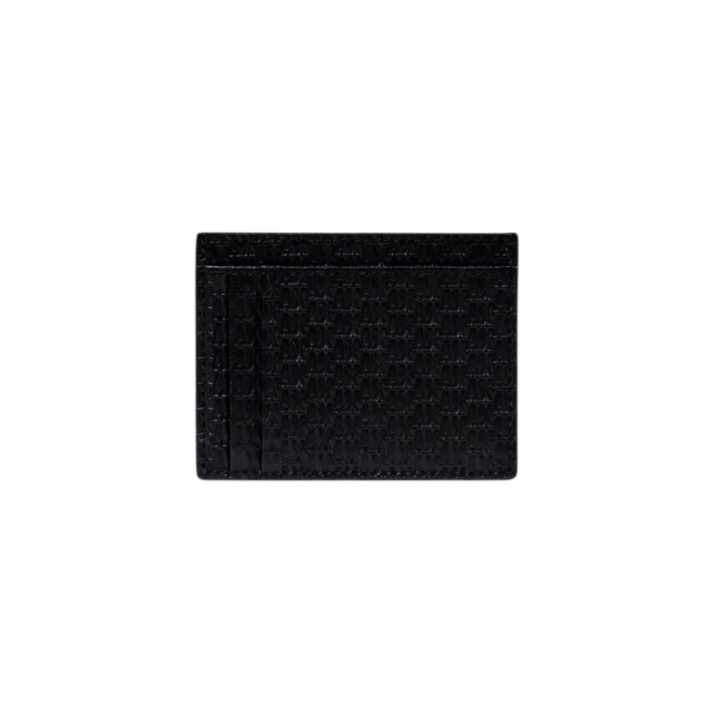 Armani Exchange Black Leather Wallet - Allority