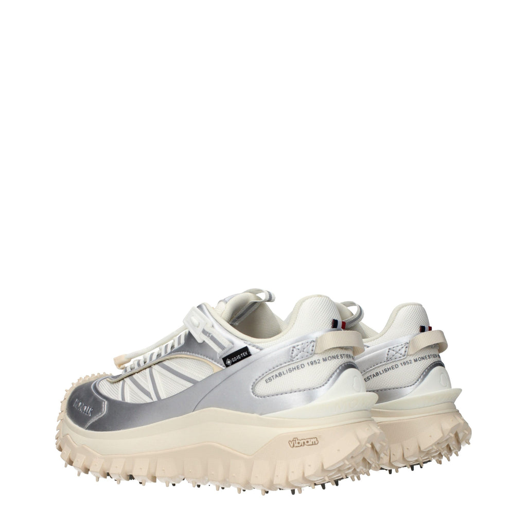 Moncler Gray Fabric Athletic Sneakers - Allority