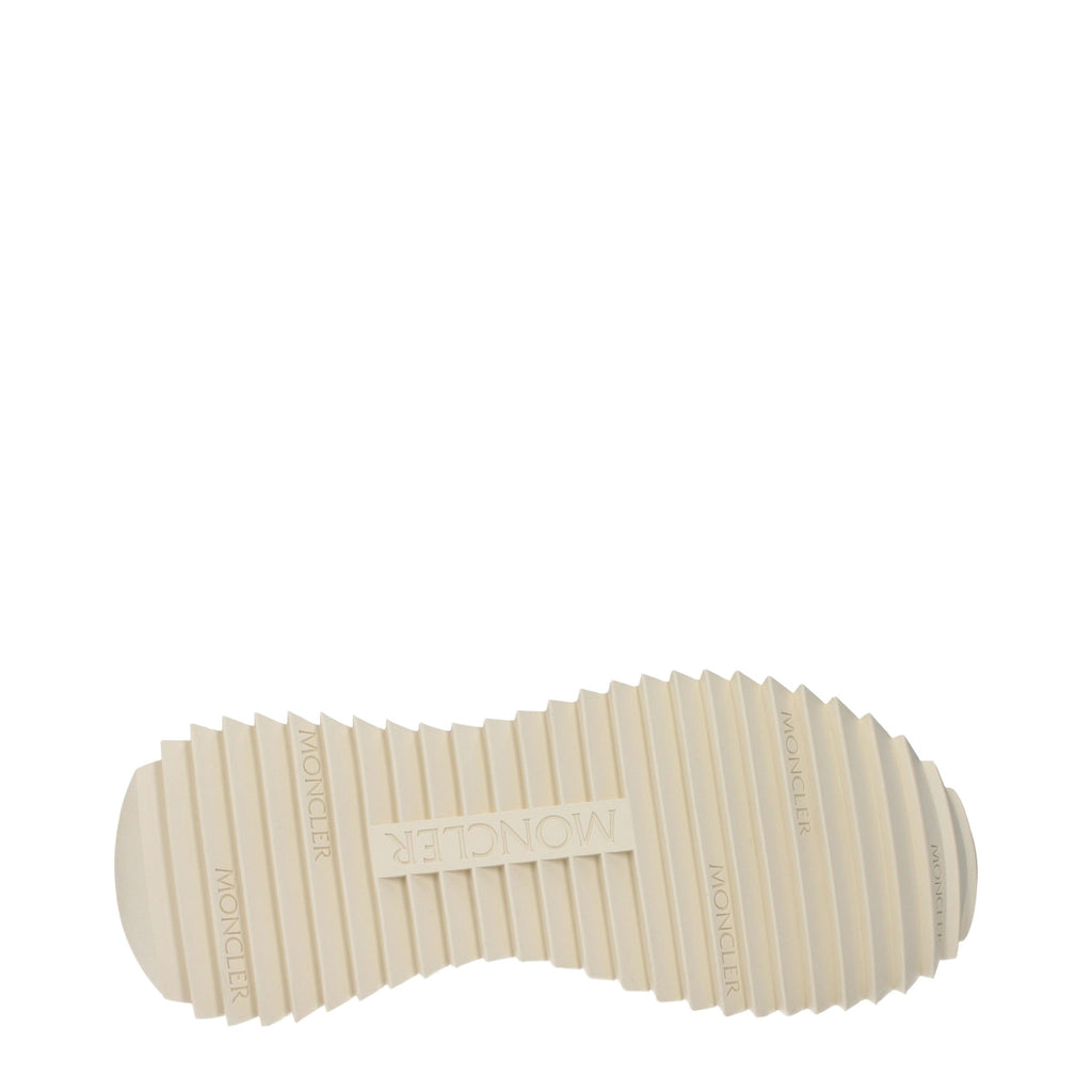 Moncler White Leather Athletic Sneakers - Allority