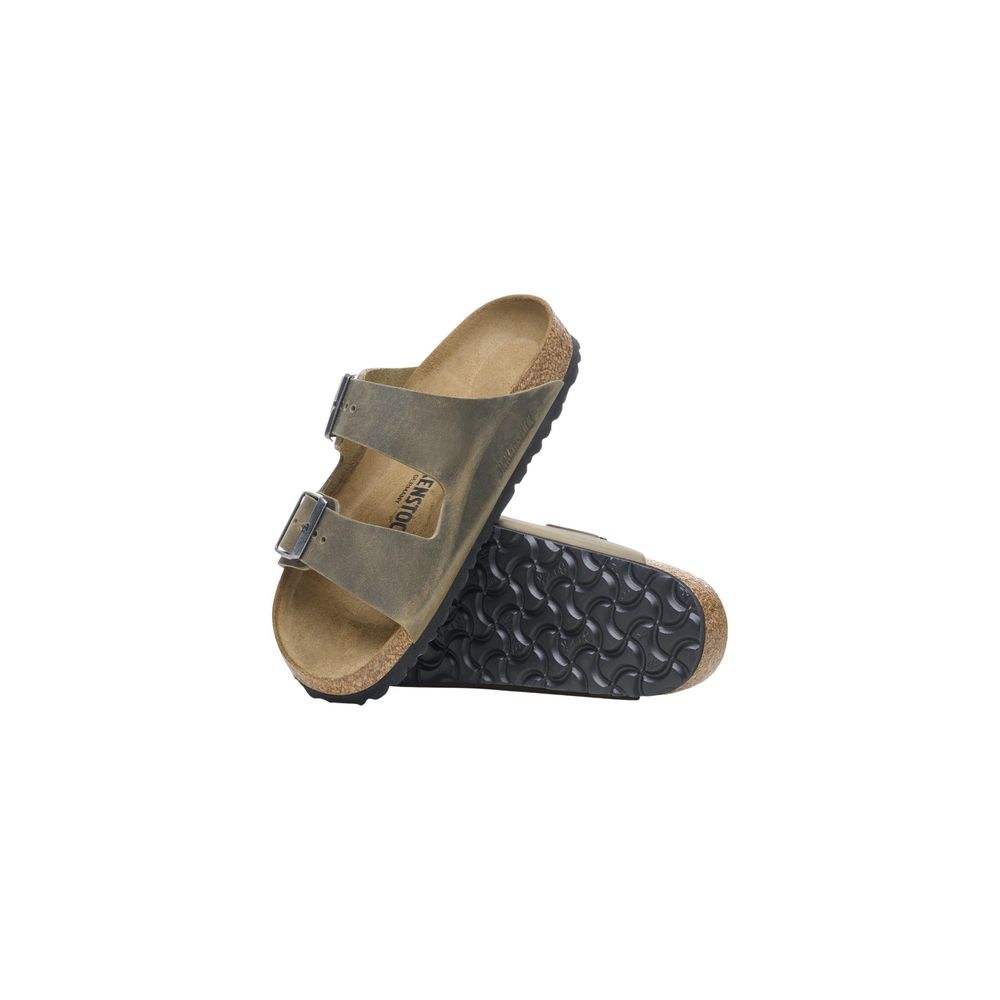 Birkenstock Bicolor Leather Flat Sandals - Allority
