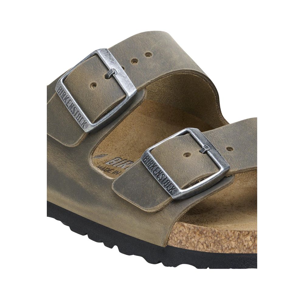 Birkenstock Bicolor Leather Flat Sandals - Allority