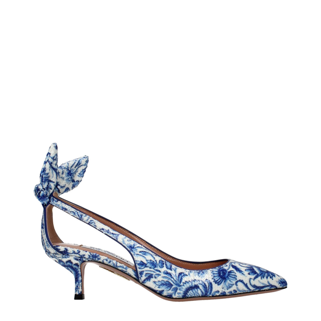 Aquazzura Blue Paillettes Pumps