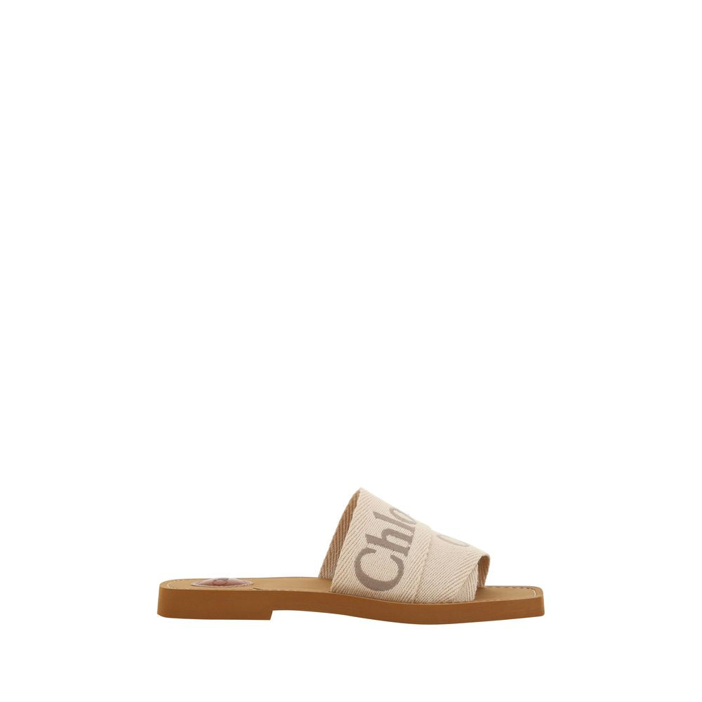 Chloé Multicolor Rubber Flat Sandals - Allority