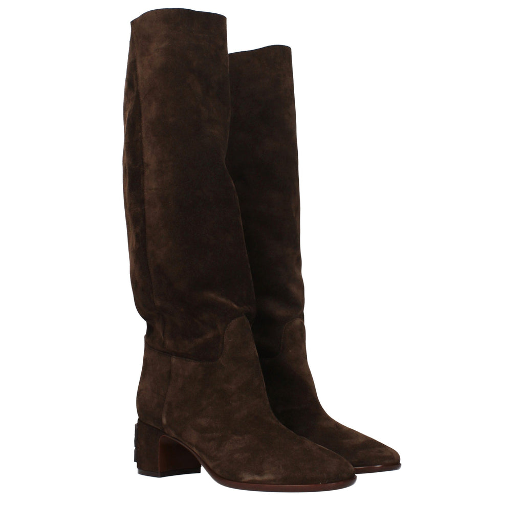 Casadei Brown Leather Boots