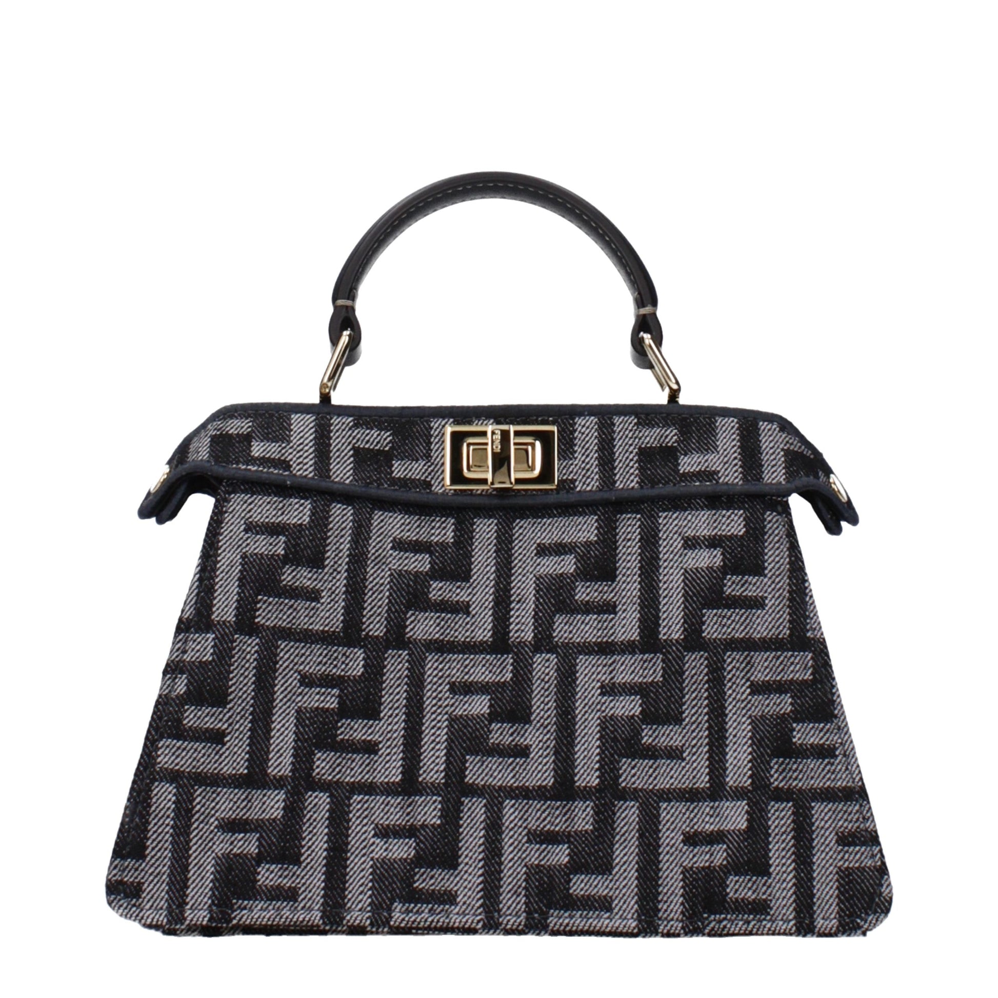 Fendi Black Fabric Handbag - Allority