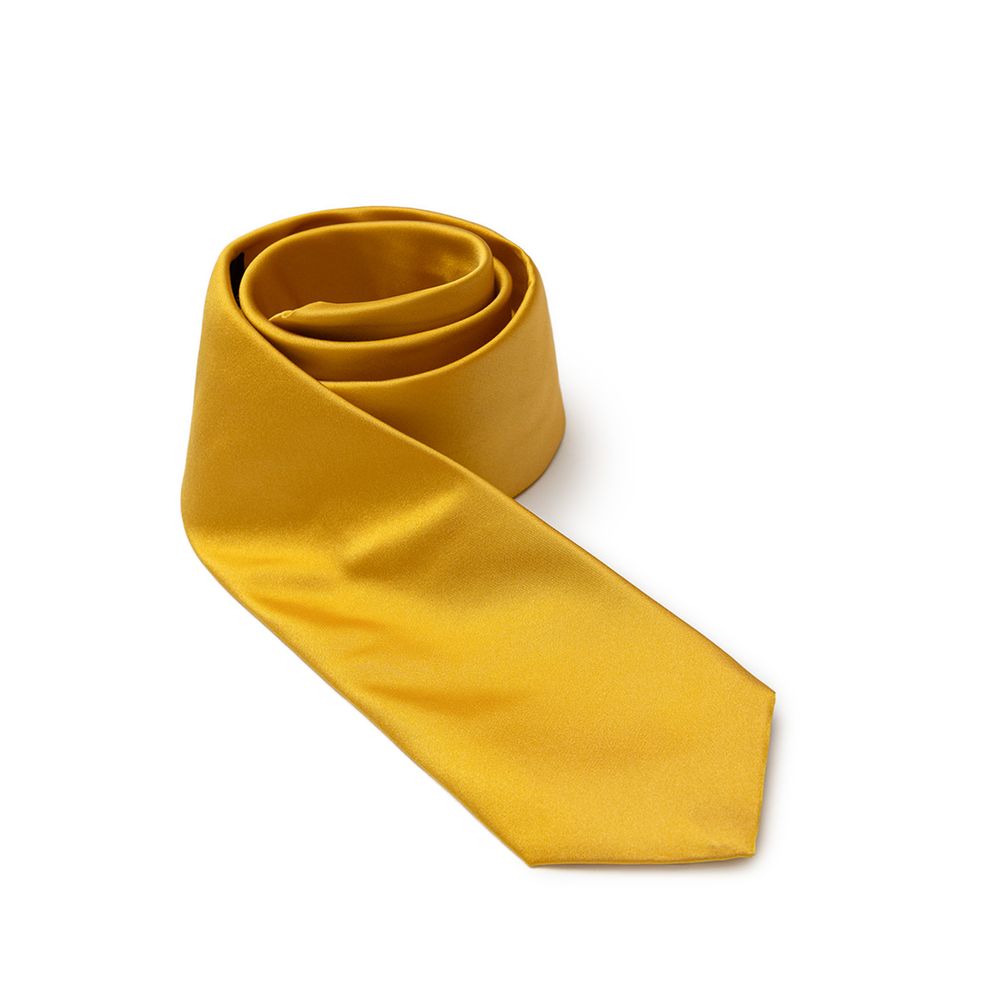 Dolce & Gabbana Gold Silk Tie - Allority