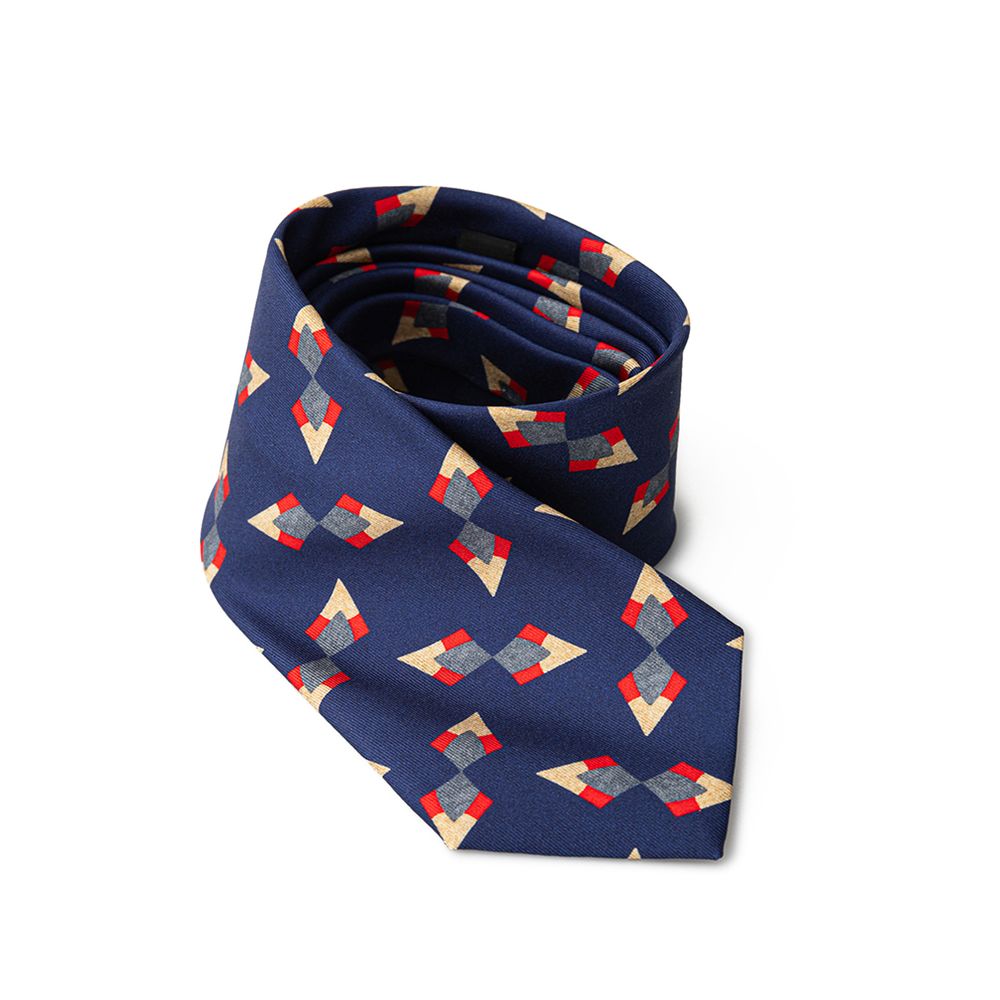 Giorgio Armani Blue Silk Tie - Allority