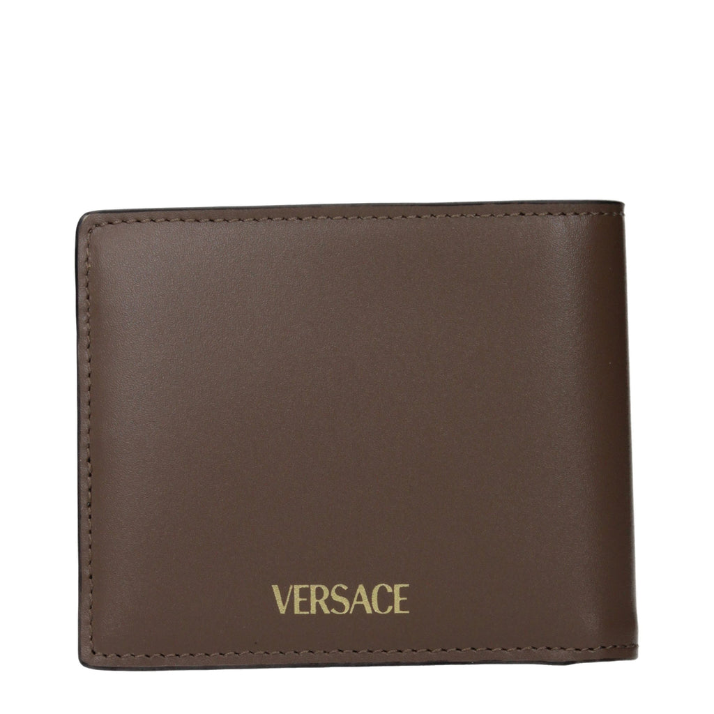 Versace Brown Leather Wallet