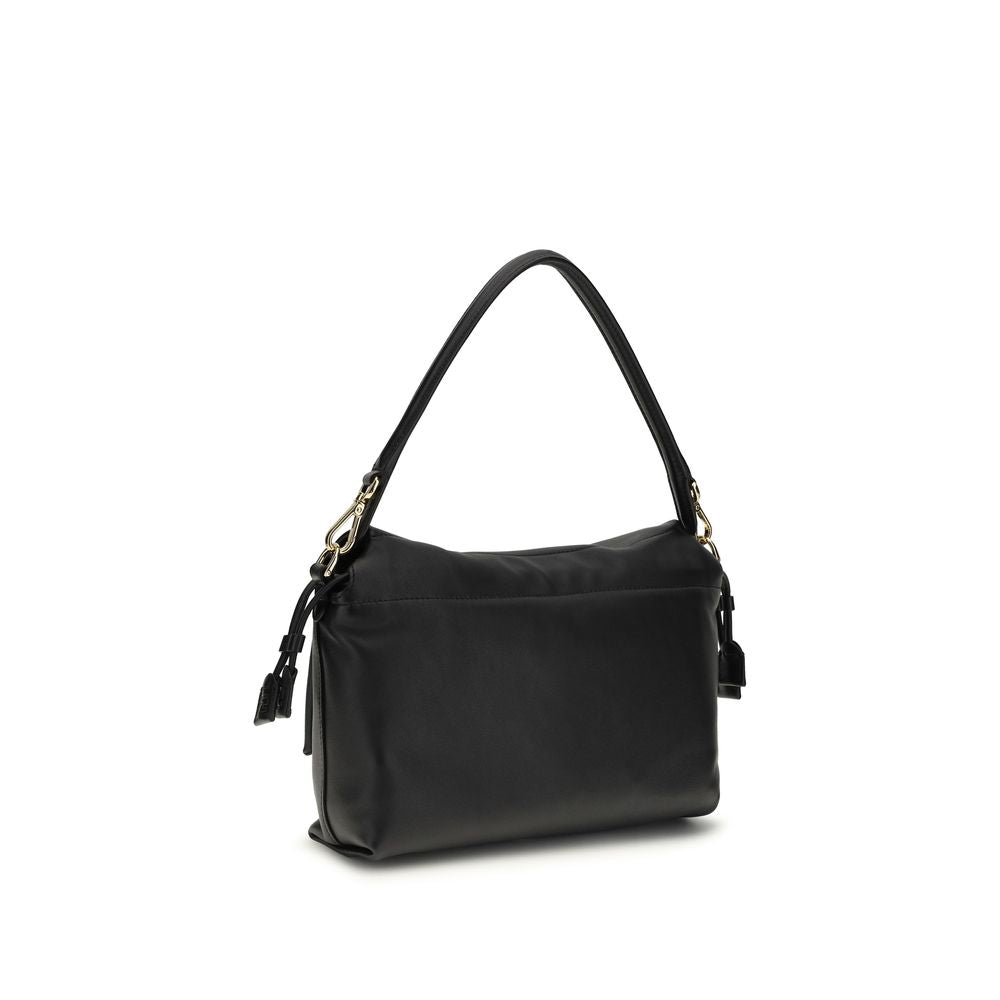 Fendi Black Calf Leather Bos Taurus Shoulder Bag