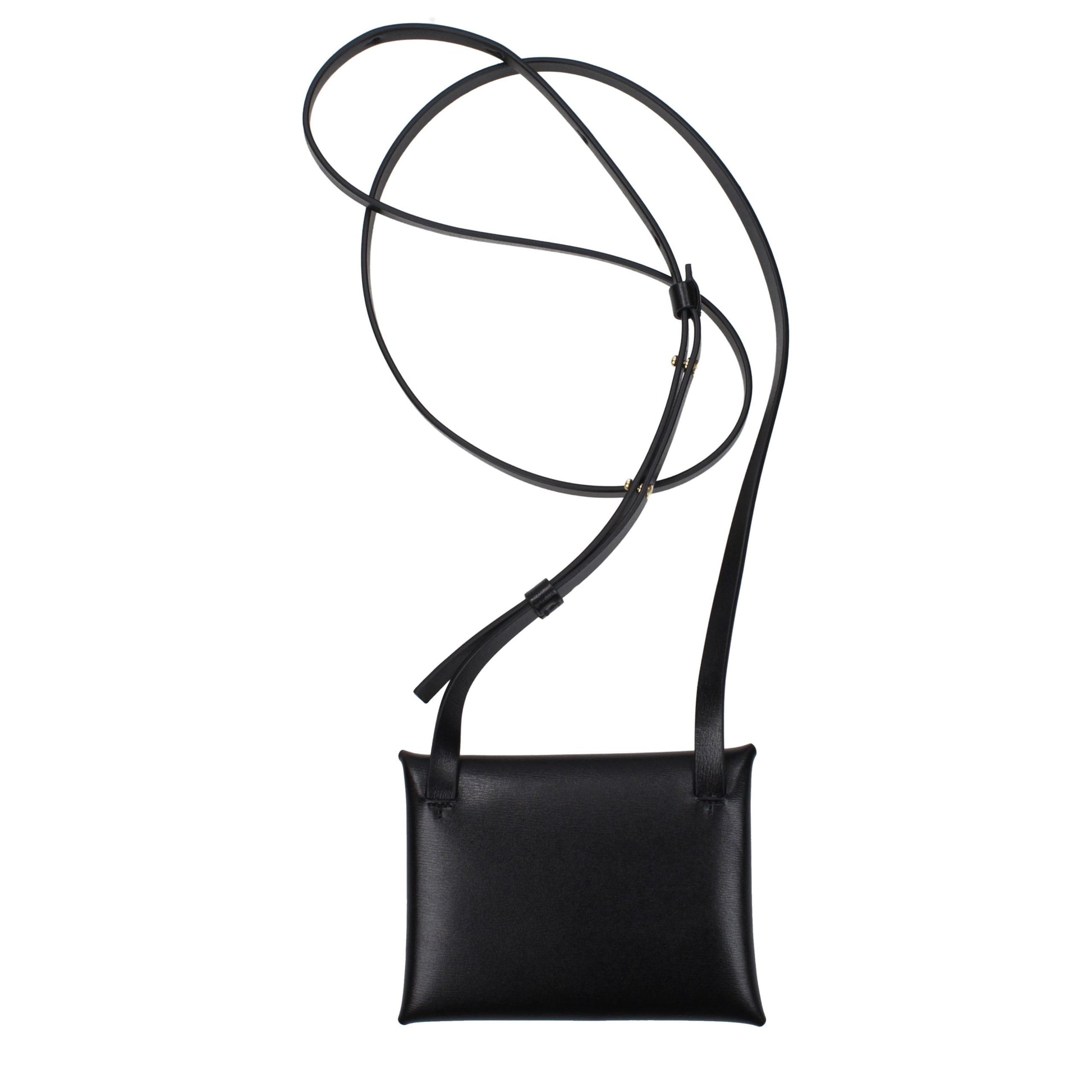 Jil Sander Black Leather Crossbody Bag