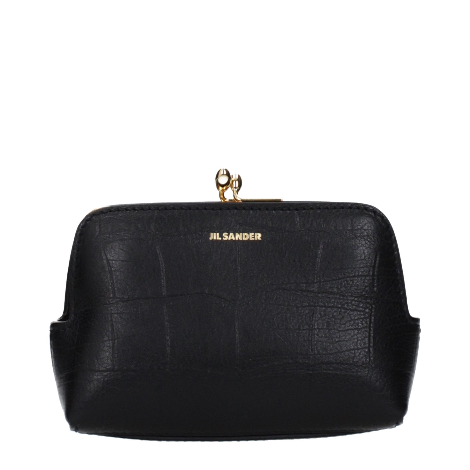 Jil Sander Black Leather Crossbody Bag