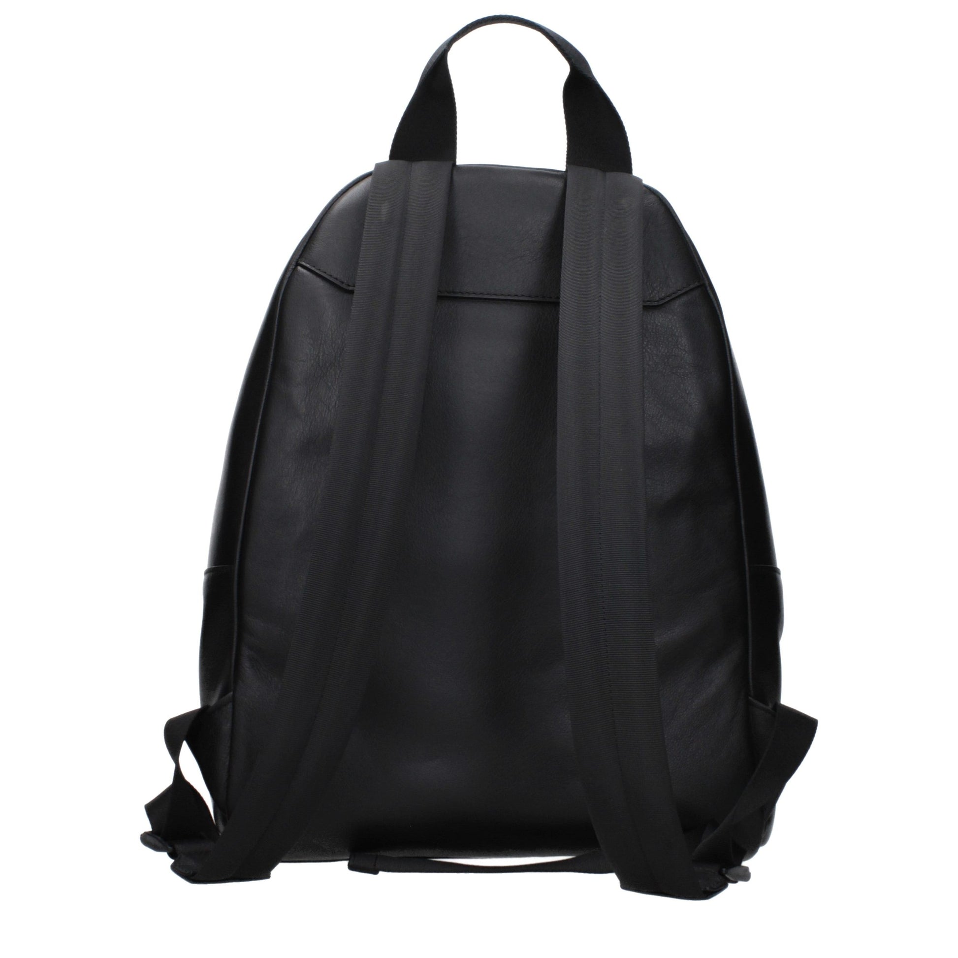 Roberto Cavalli Black Leather Backpack