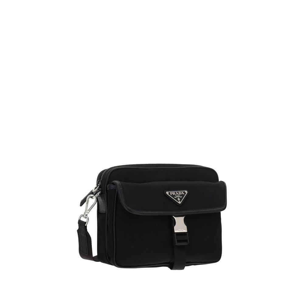 Prada Black Recycled Polyamide Shoulder Bag
