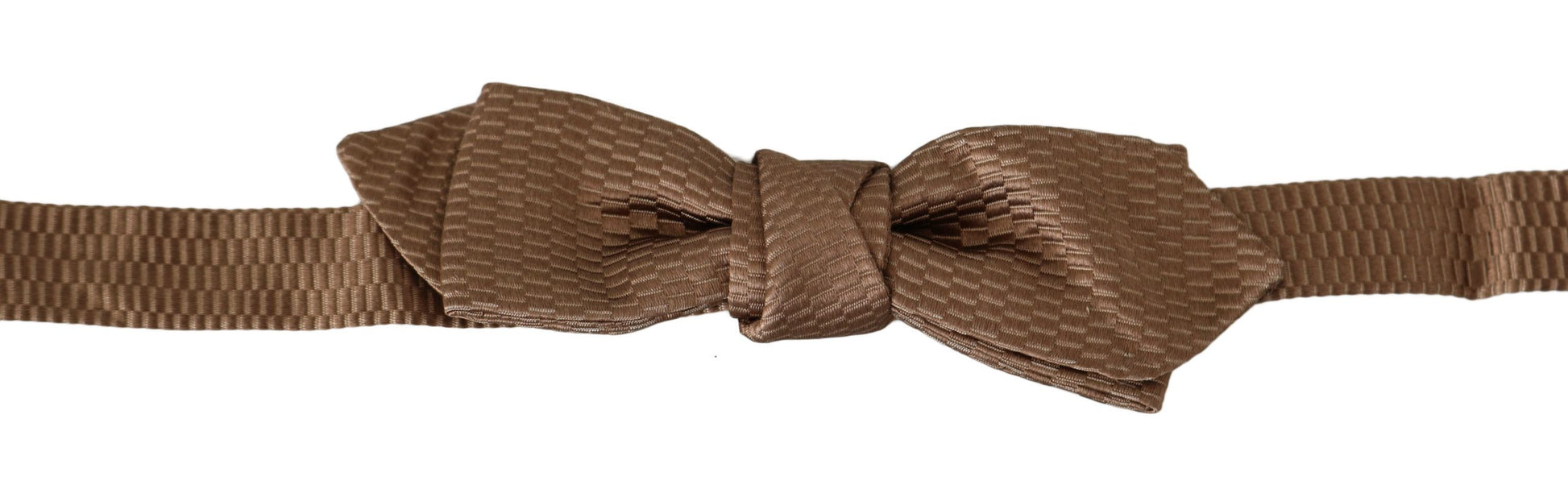 Dolce &amp; Gabbana Elegante braun-goldene Fliege