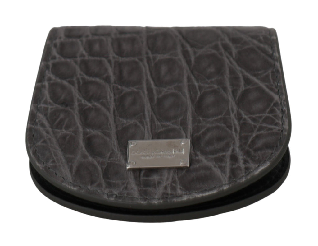 Dolce &amp; Gabbana – Exotic Grey – Kondometui aus Leder