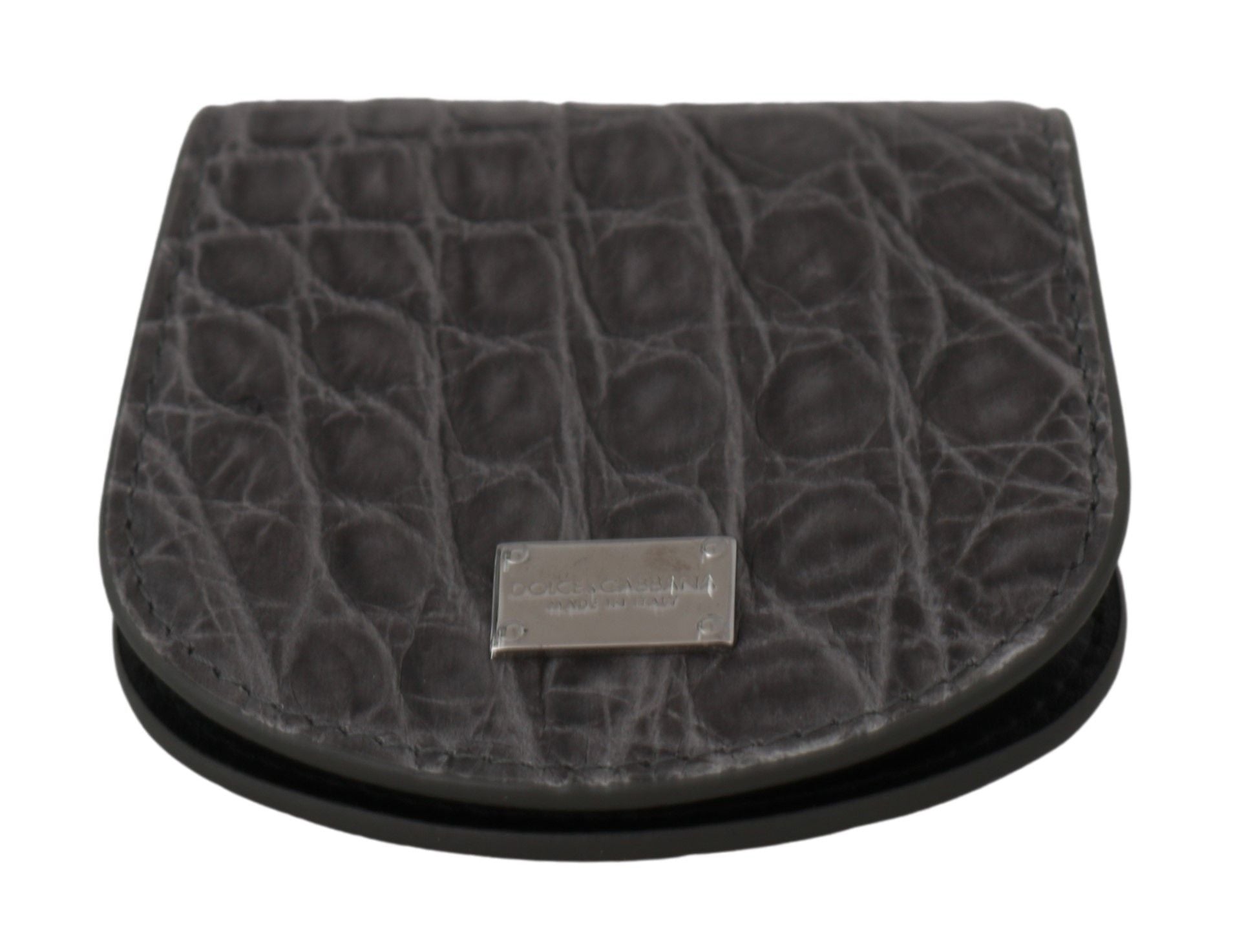 Dolce &amp; Gabbana – Exotic Grey – Kondometui aus Leder
