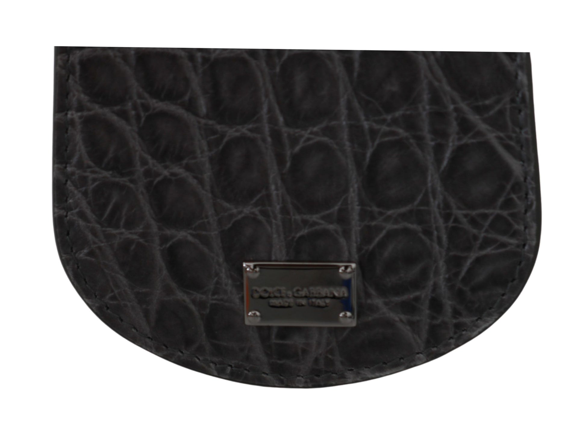 Dolce &amp; Gabbana – Exotic Grey – Kondometui aus Leder