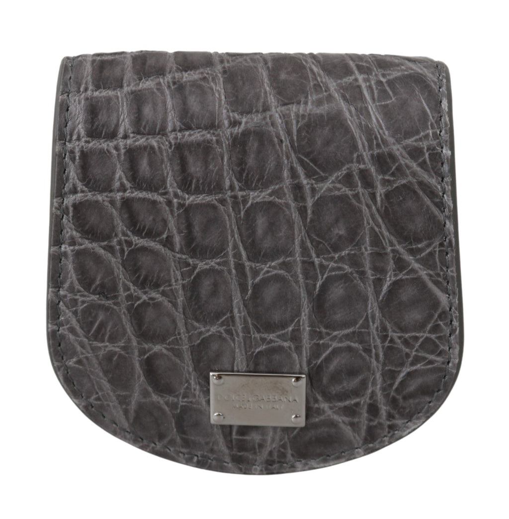 Dolce &amp; Gabbana – Exotic Grey – Kondometui aus Leder