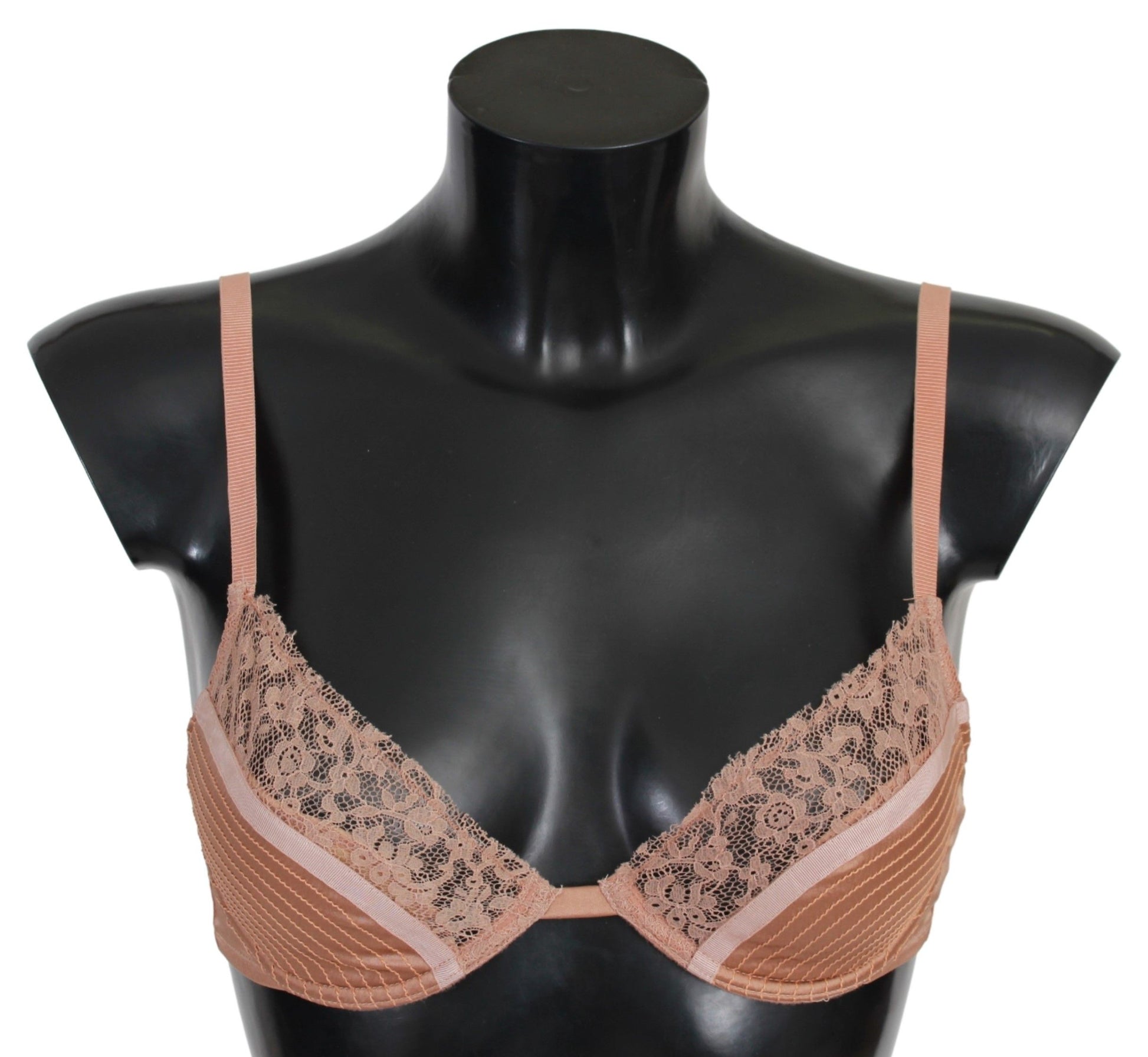Ermanno Scervino Eleganter Push-up-BH aus Spitze in Nude