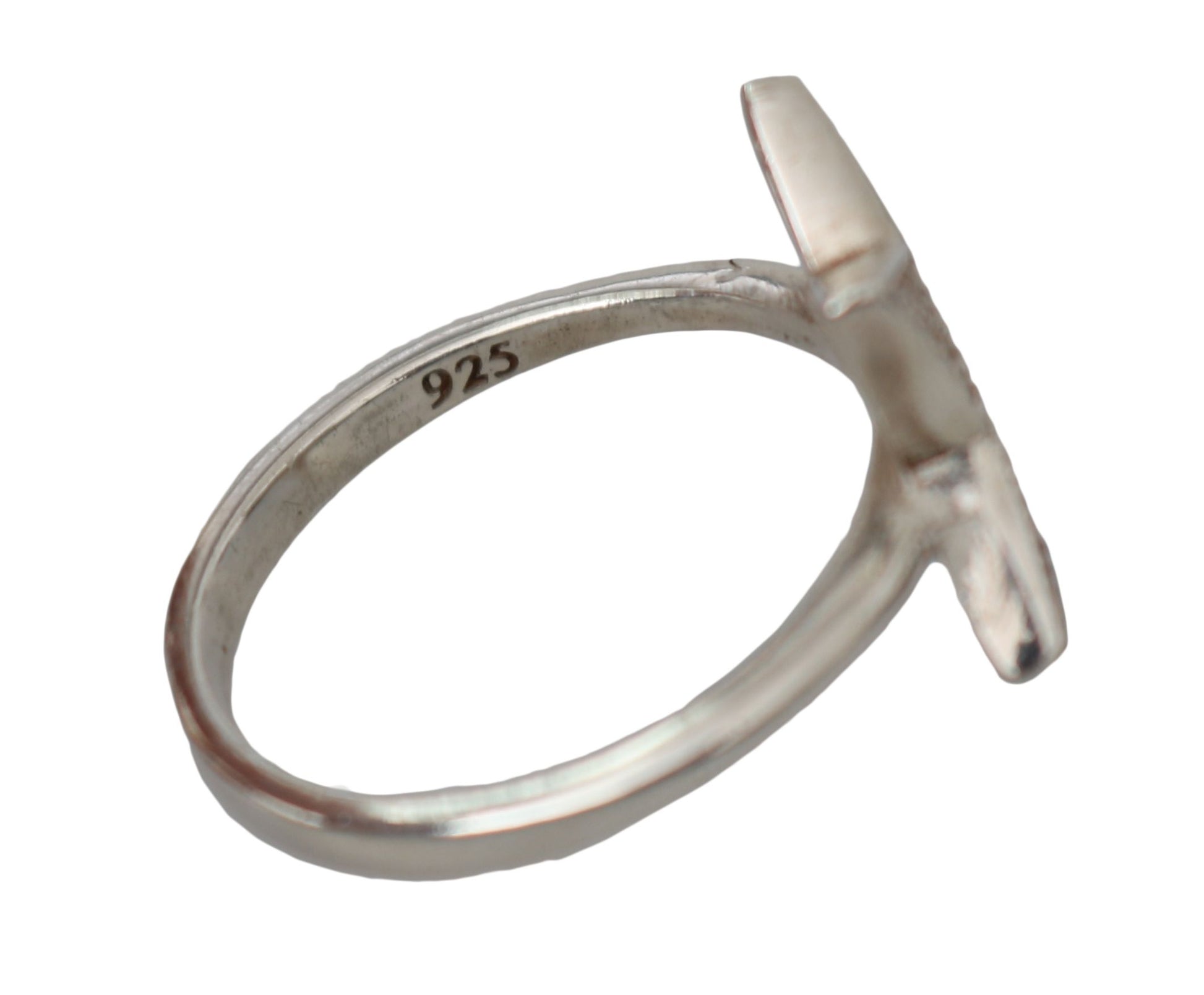 Nialaya Chic Silber CZ Kristall Statement Ring für Damen