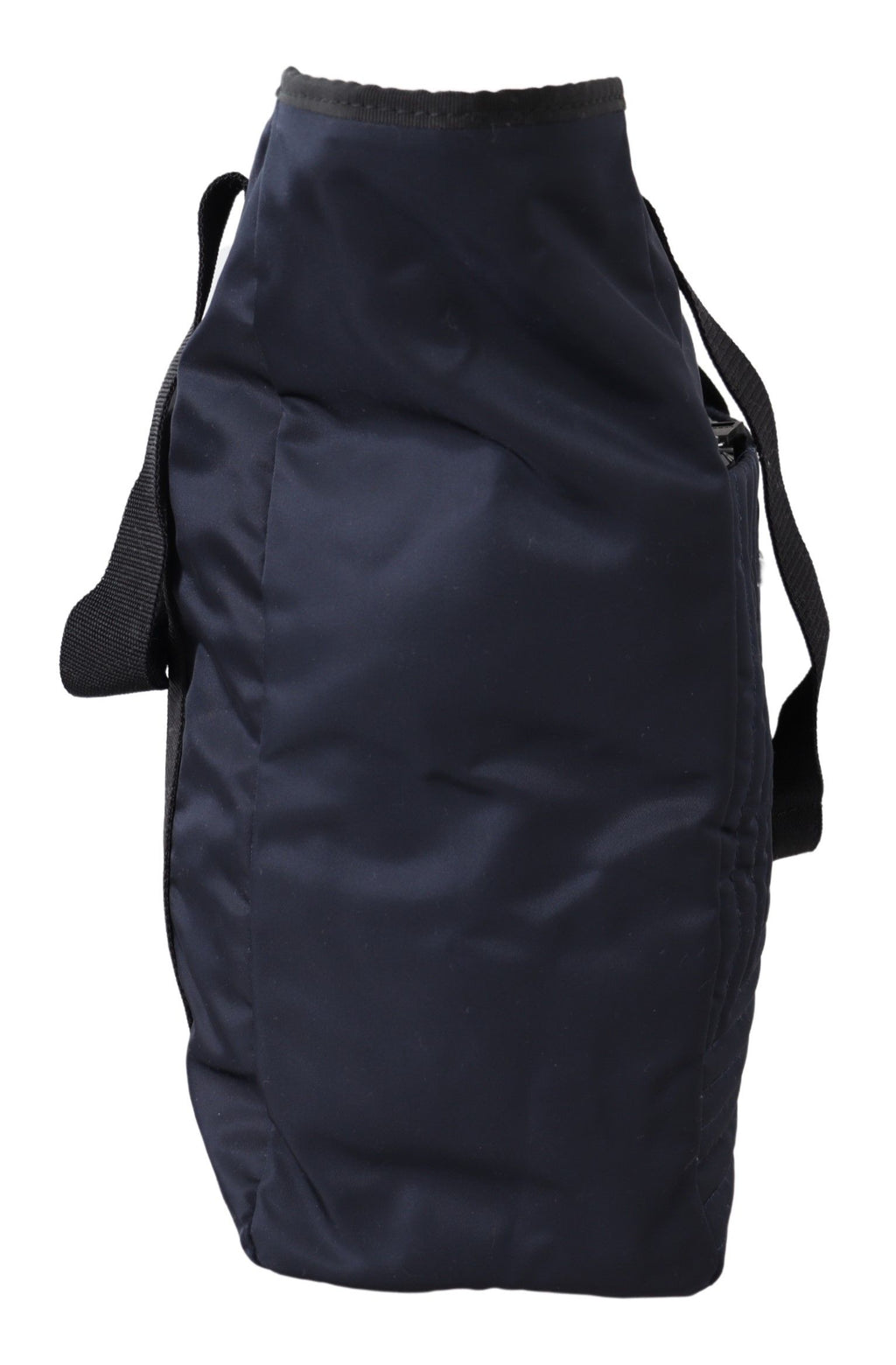 Versace Elegante blaue Nylon-Tragetasche