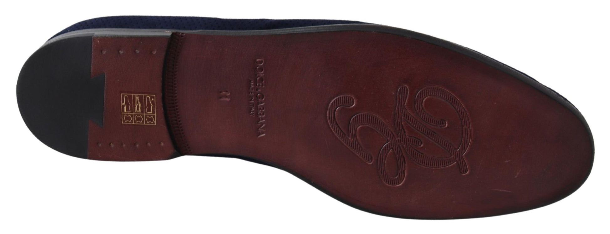 Dolce &amp; Gabbana Elegante Loafer aus blauem Wildleder