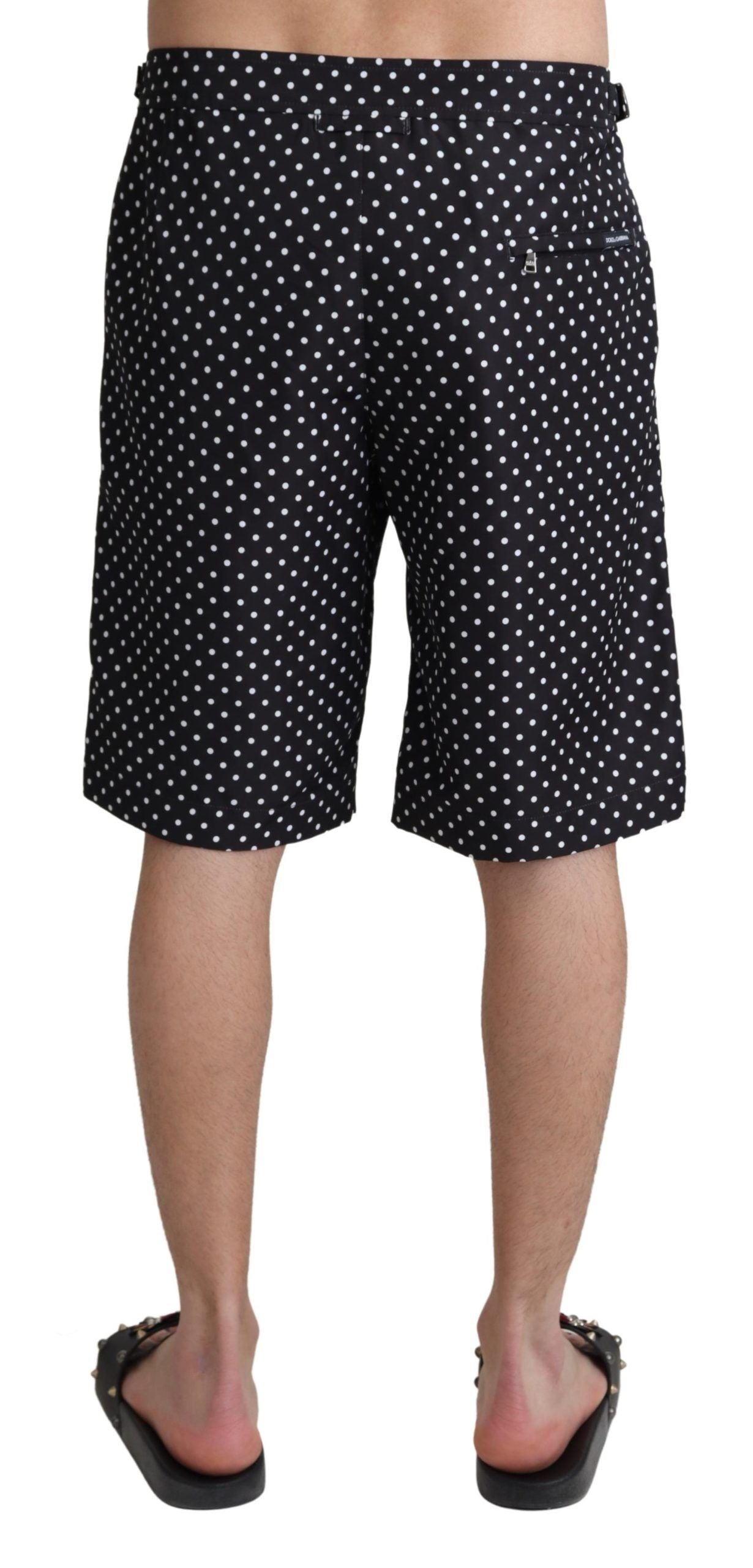 Dolce &amp; Gabbana – Elegance – Badehose mit Punktemuster
