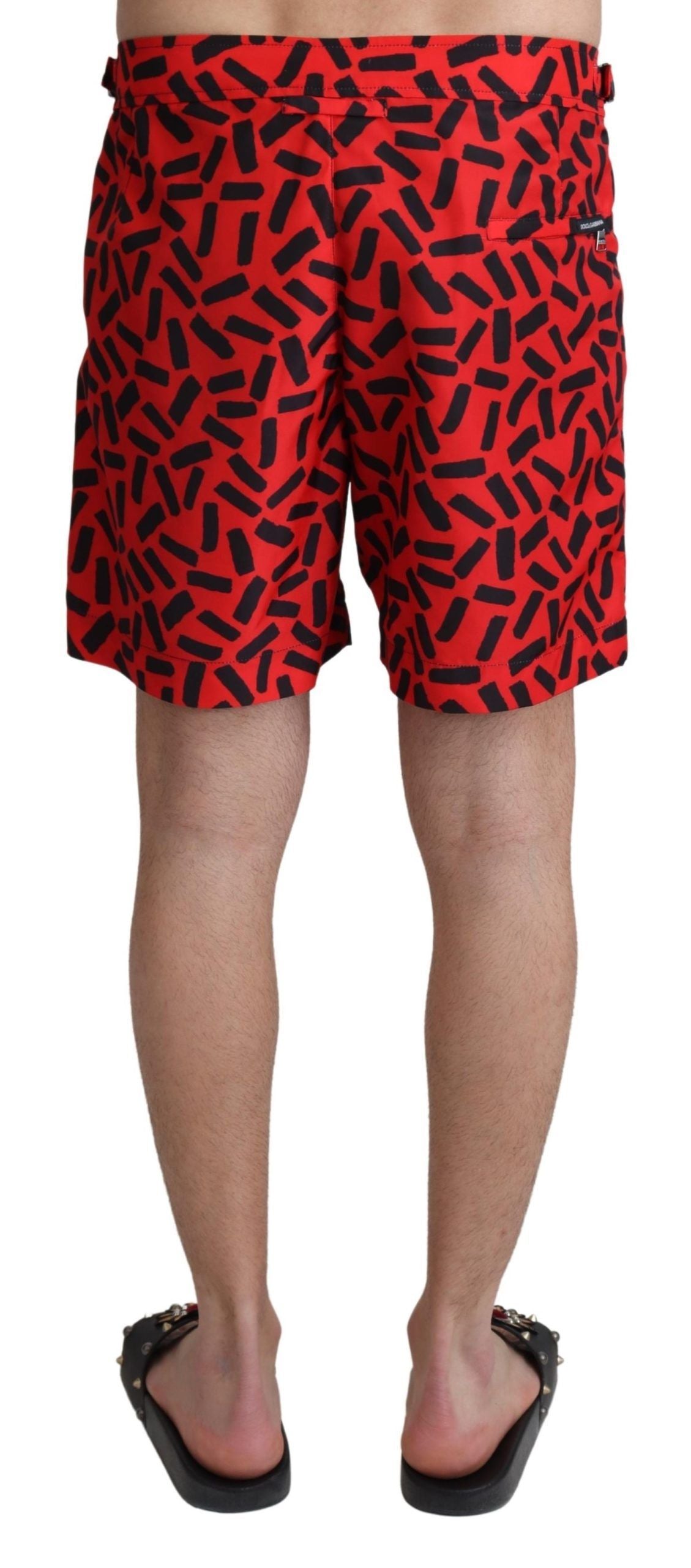 Dolce &amp; Gabbana Schicke rote Badehose-Boxershorts