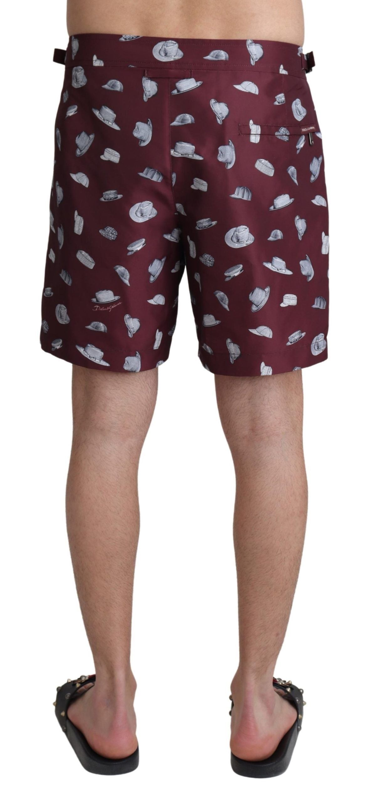 Dolce &amp; Gabbana Elegante kastanienbraune Badehose