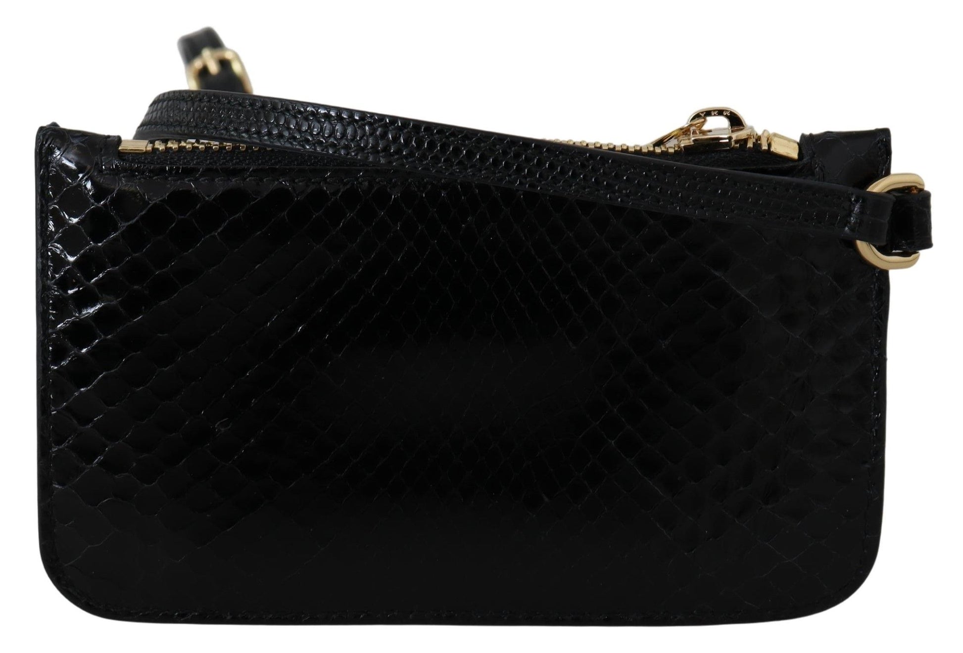 Dolce &amp; Gabbana – Elegante Geldbörse aus Leder mit Pythonmuster