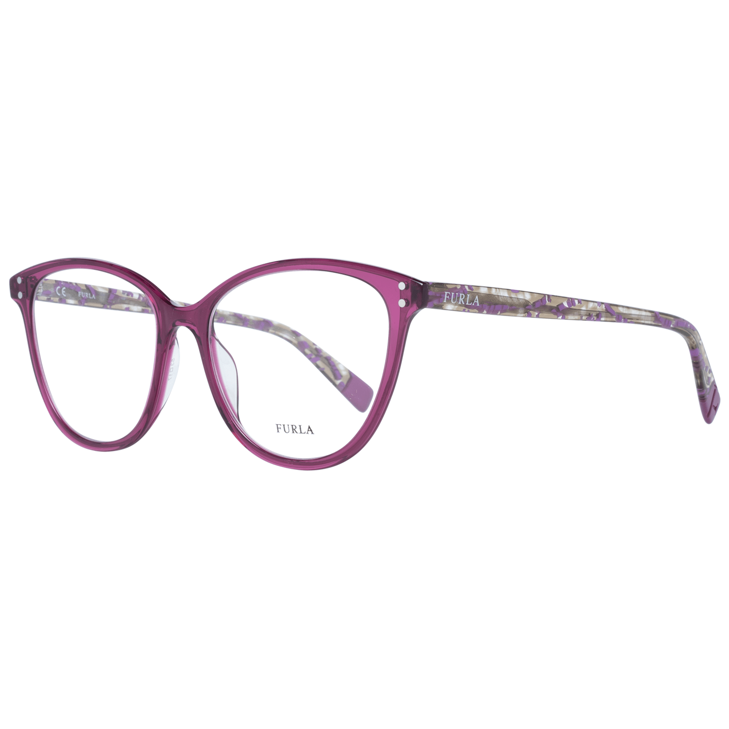 Furla – Elegante Cat-Eye-Brille in Lila für Damen