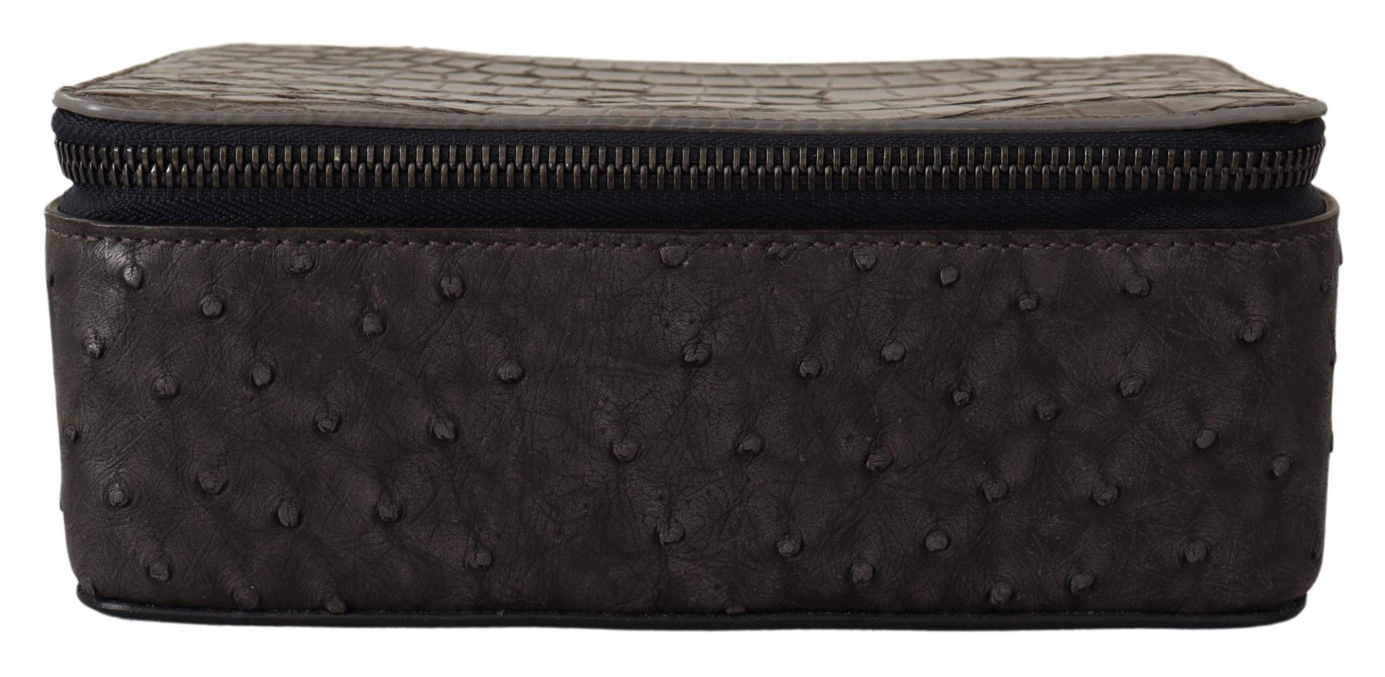 Dolce &amp; Gabbana Exquisite Kosmetiktasche aus exotischem Leder