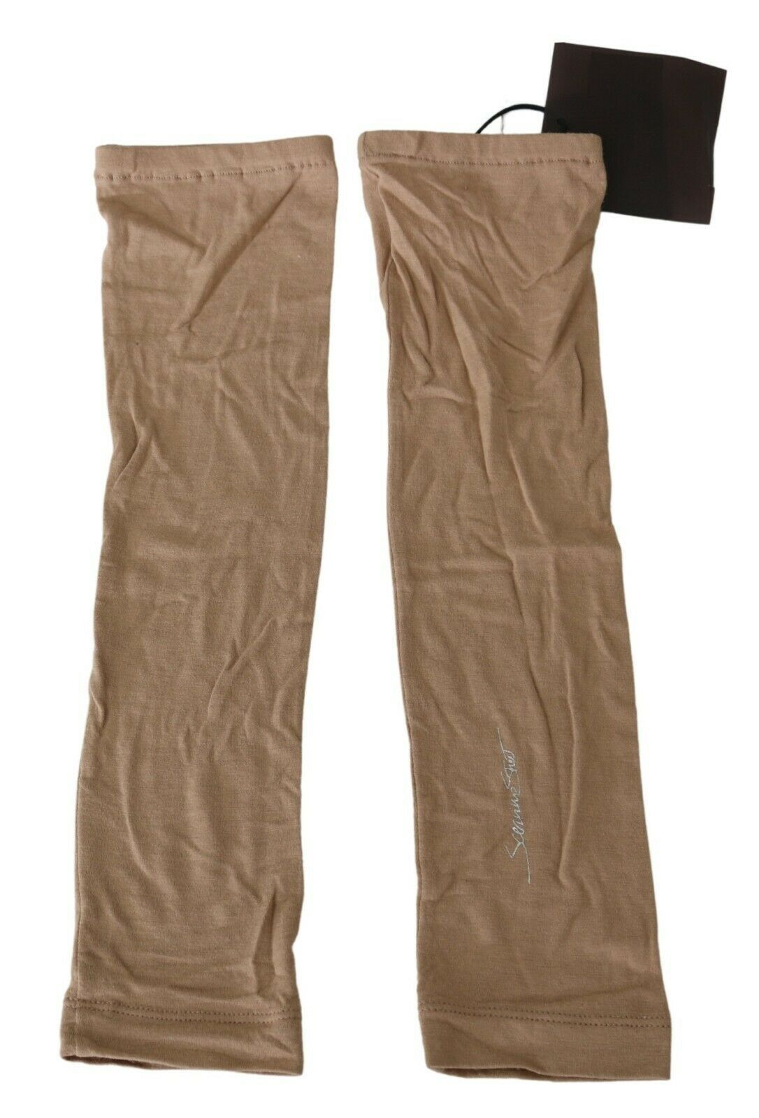Scervino Street Beige Gestrickte Armstulpen