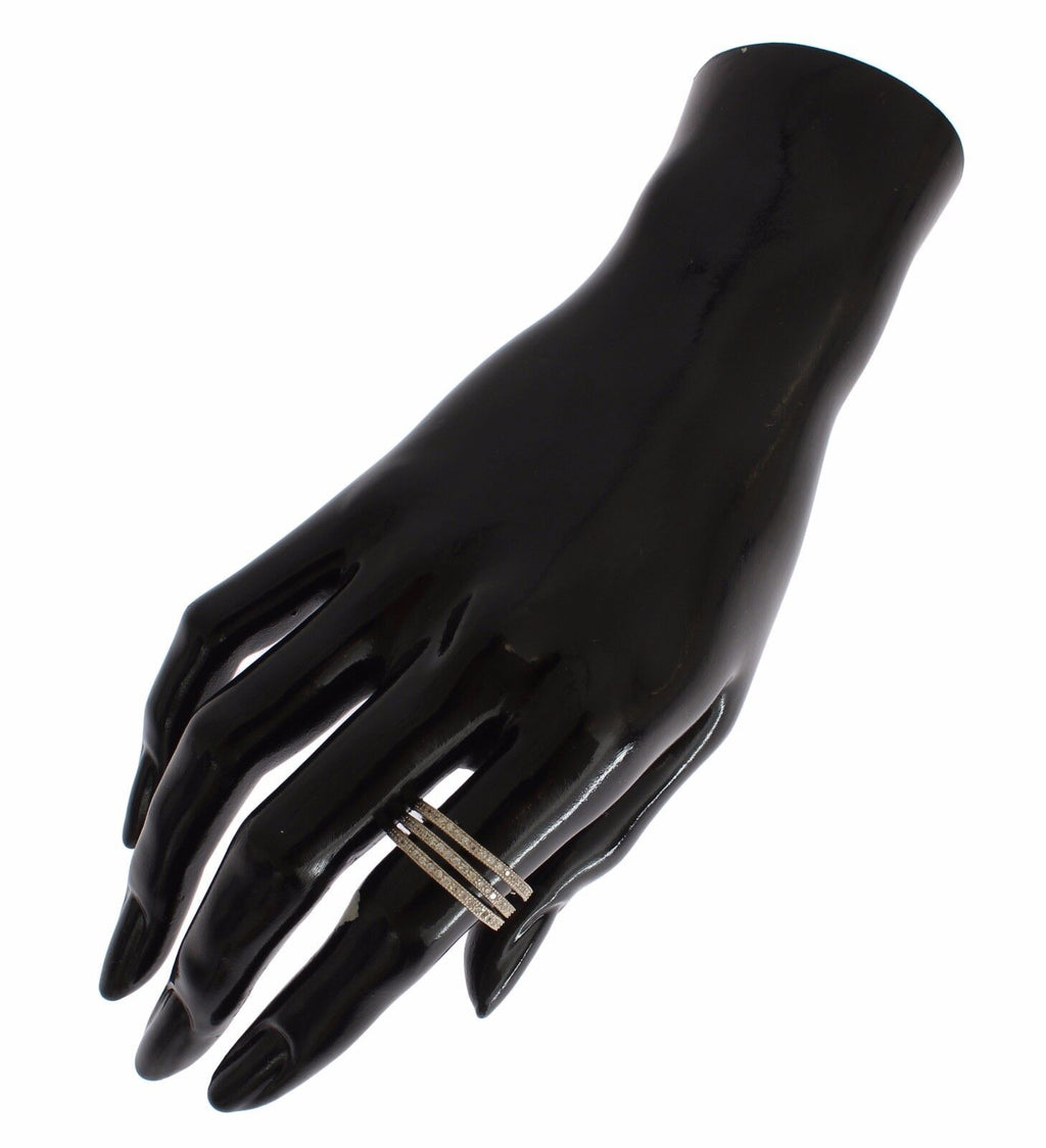 Nialaya – Schillernder Ring aus Sterlingsilber mit Zirkonia-Kristallen