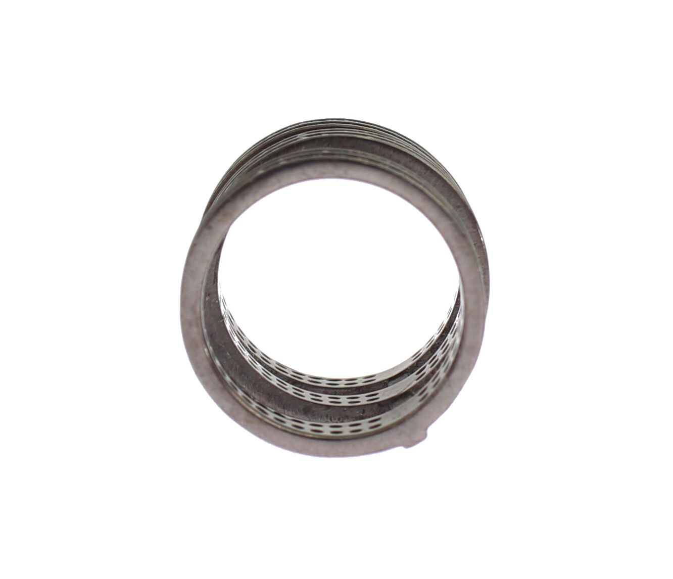 Nialaya Chic Sterlingsilber-Ring mit schwarzem Kristall