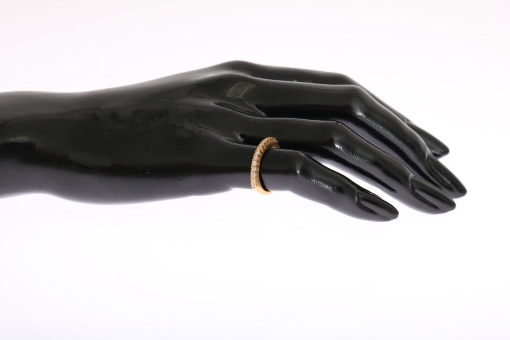 Nialaya – Glänzender, vergoldeter Ring mit Zirkonia-Kristallen
