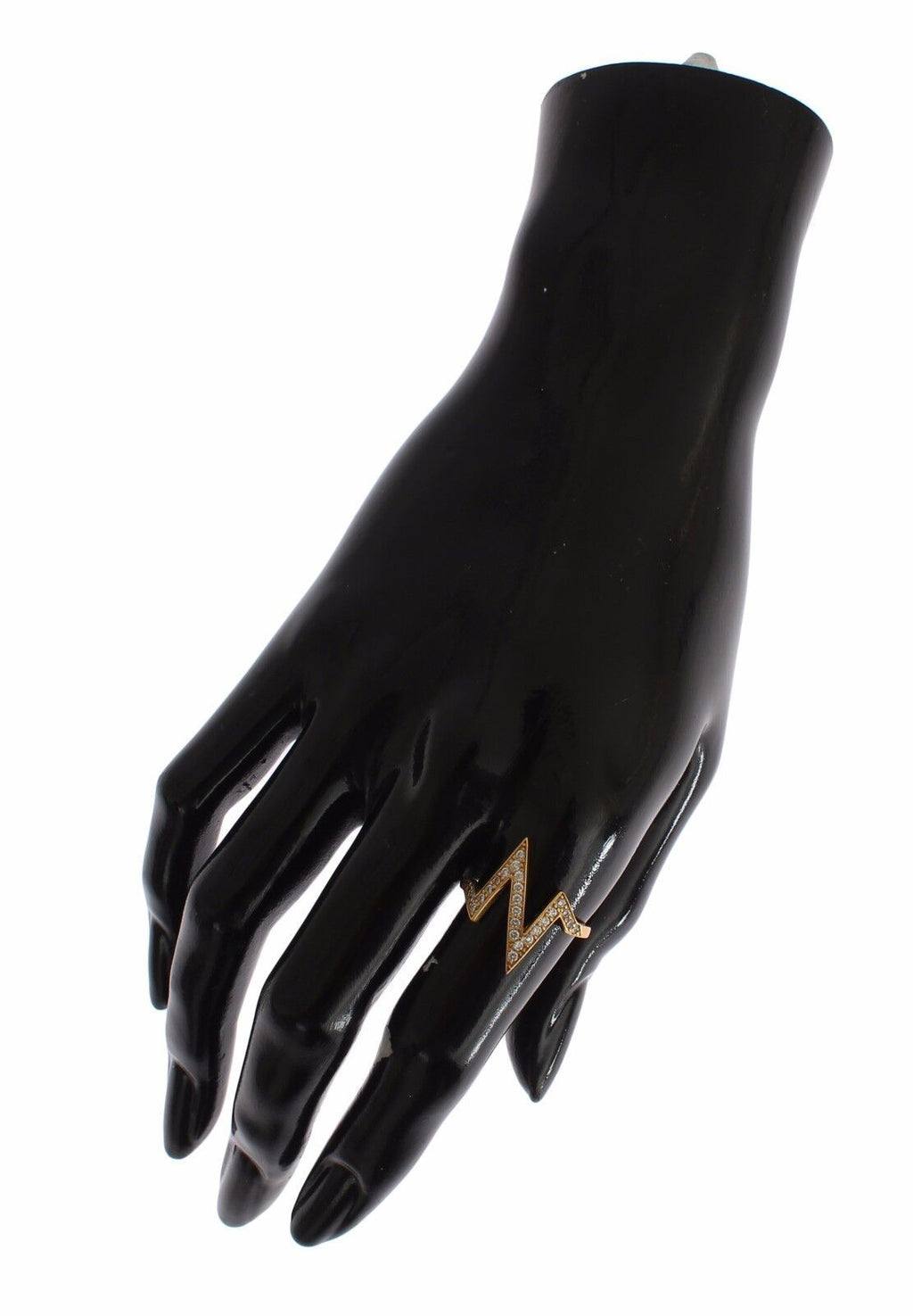 Nialaya – Glamouröser Ring aus vergoldetem Sterlingsilber