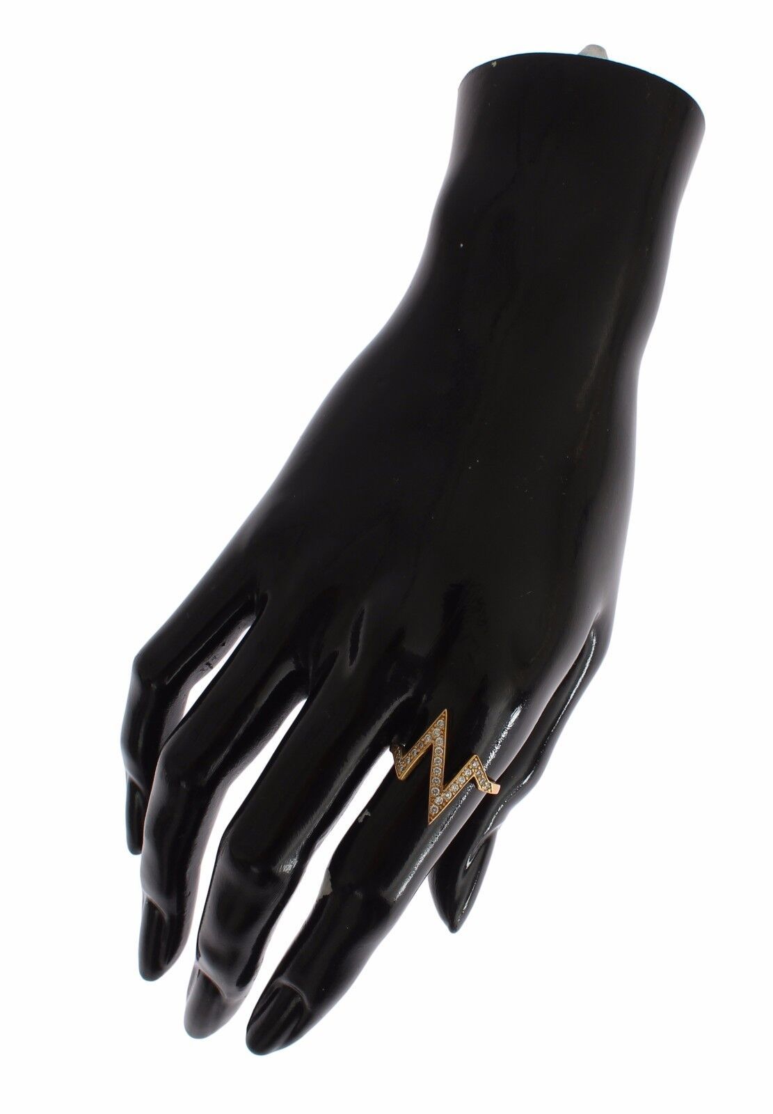 Nialaya – Glamouröser Ring aus vergoldetem Sterlingsilber