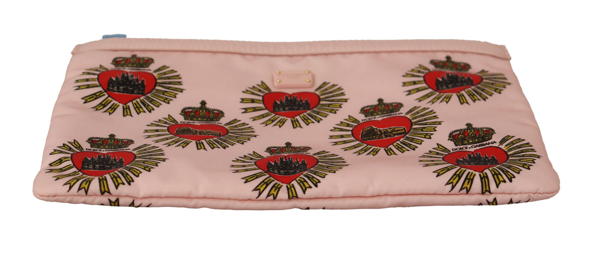 Dolce &amp; Gabbana Elegante Clutch mit Herz in Rosa