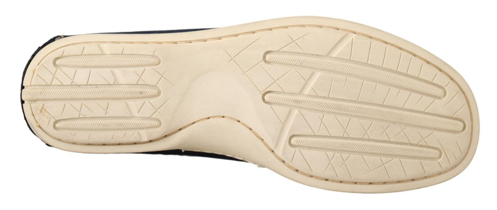 Pollini Chic Wildleder Blau Mokassins für Herren