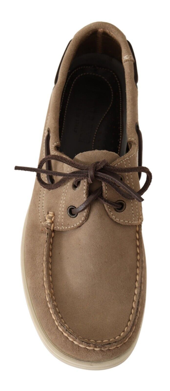 Pollini Elegante beige Wildleder-Mokassins für den anspruchsvollen Gentleman