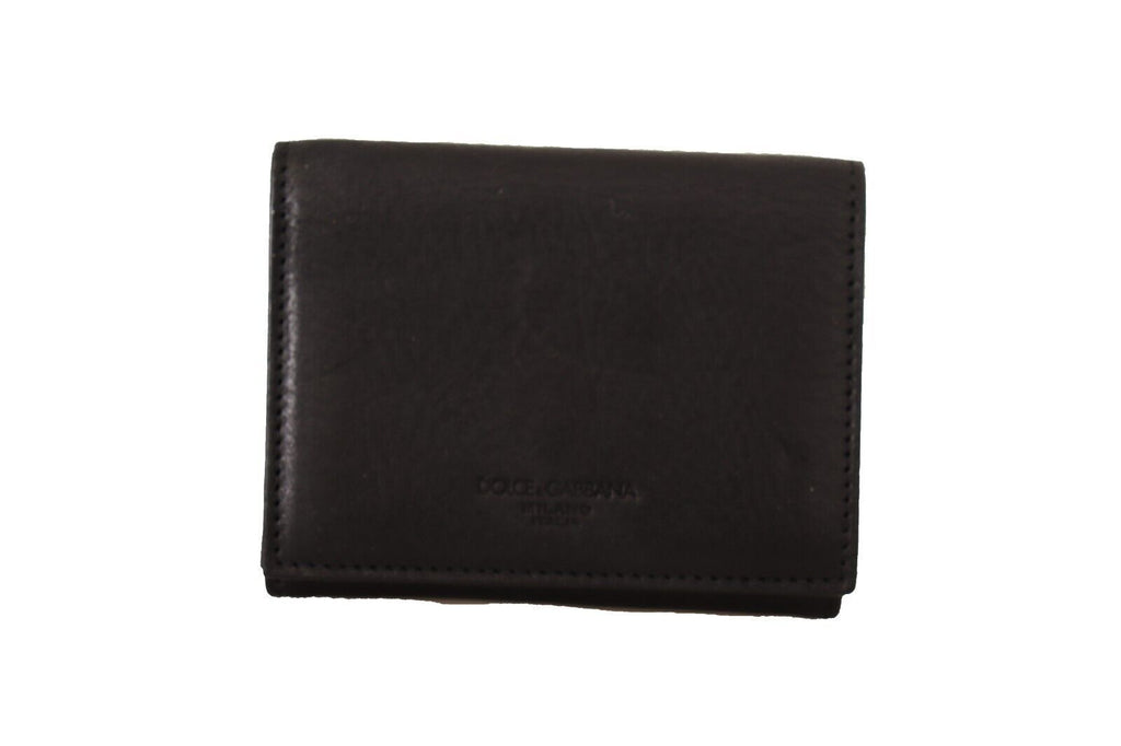 Dolce &amp; Gabbana Elegantes dreifach faltbares Multi-Kit-Accessoire aus Leder