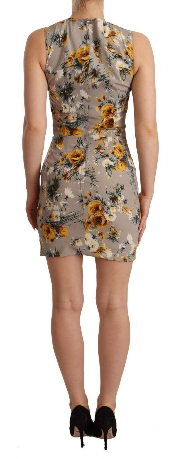 Dolce &amp; Gabbana Elegantes Mini-Etuikleid mit Blumenmuster