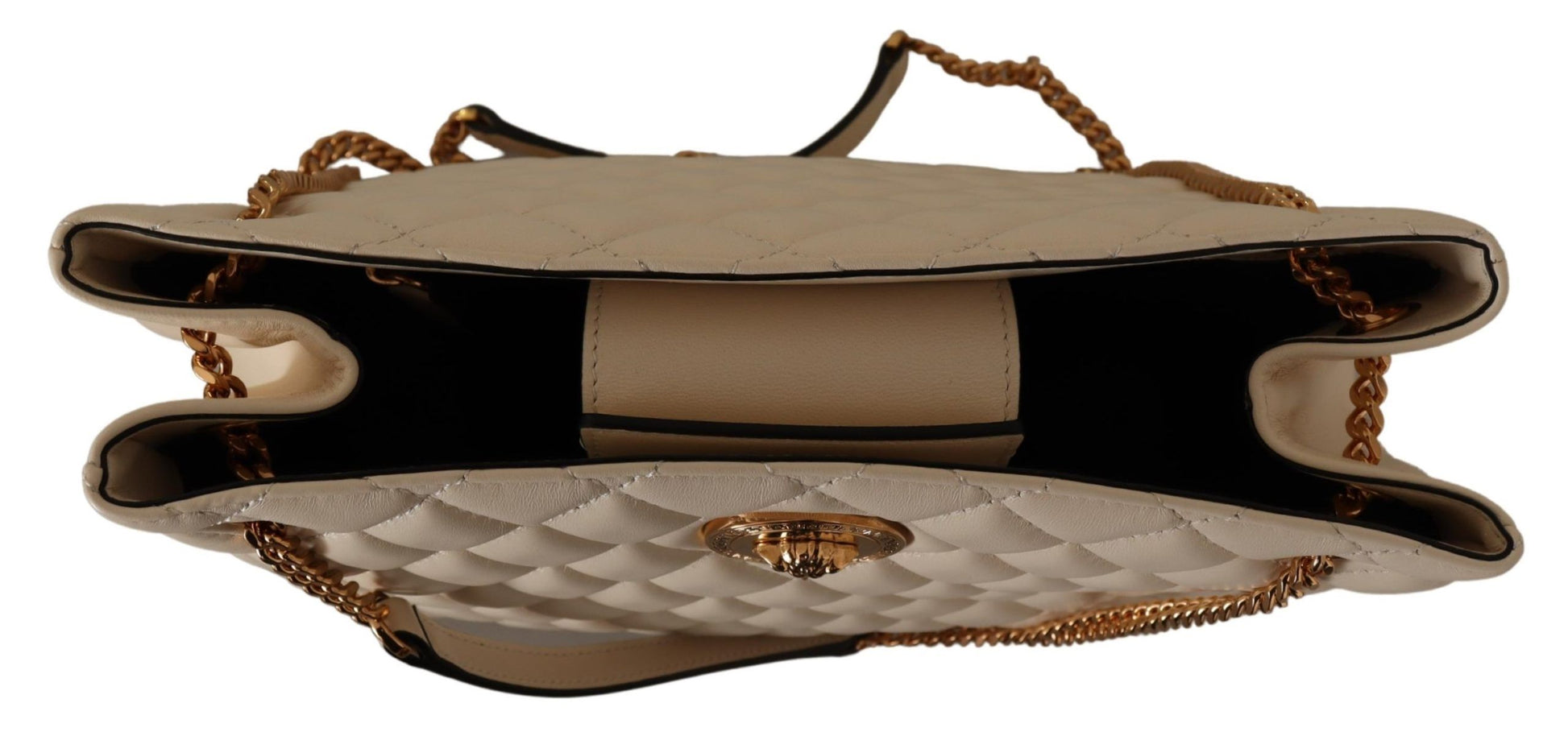 Versace Elegante gesteppte Tragetasche aus Nappaleder