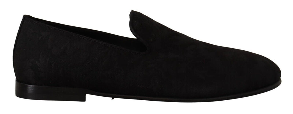 Dolce &amp; Gabbana – Elegante Slipper-Flats aus Jacquard